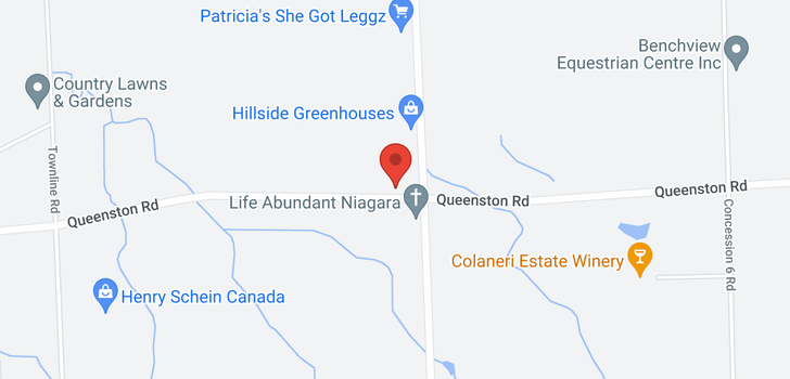 map of 638 QUEENSTON Road